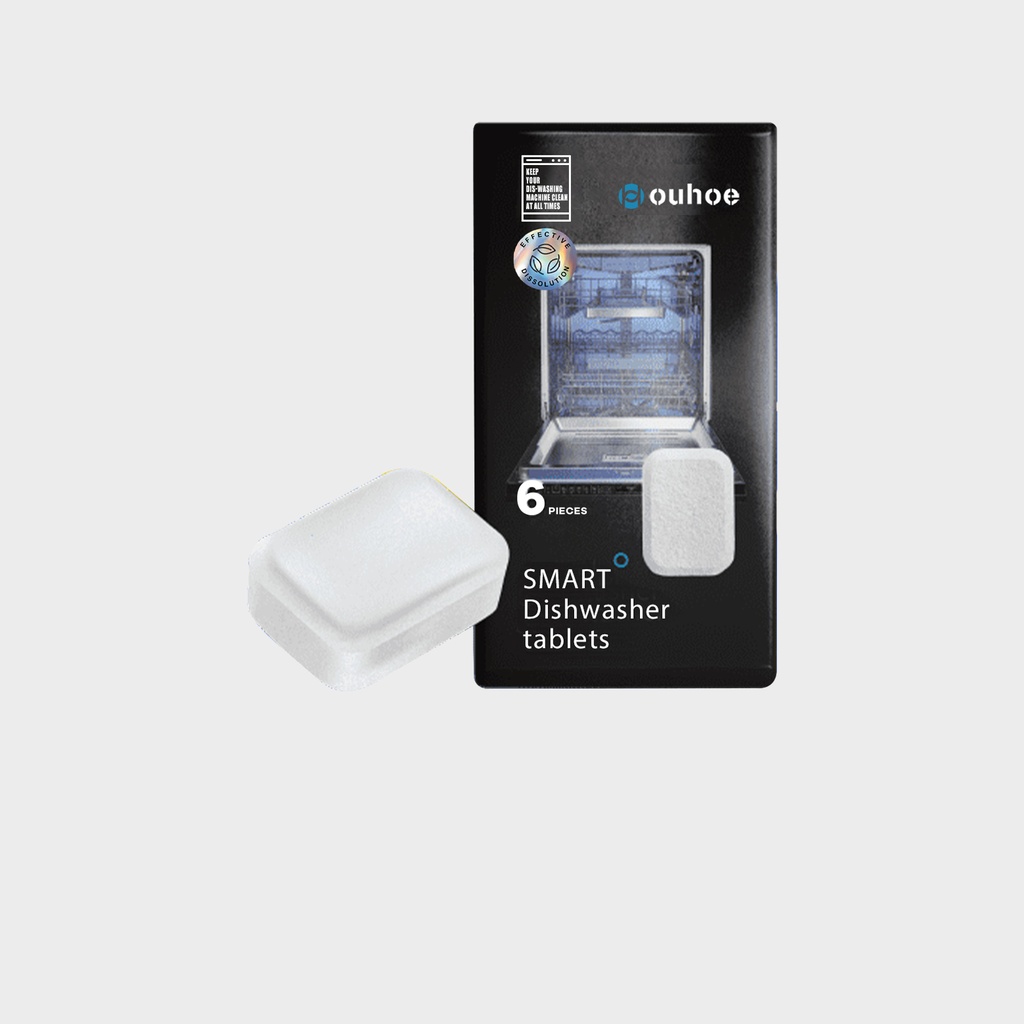 OUHOE Giấy Tẩy Rửa Bụi cho Máy Rửa Chén, Làm Sạch Dầu Nặng và Vết Bẩn Nước Mùi Nhà Bếp và Phòng Tắm Giấy Tẩy Rửa Máy Rửa Chén