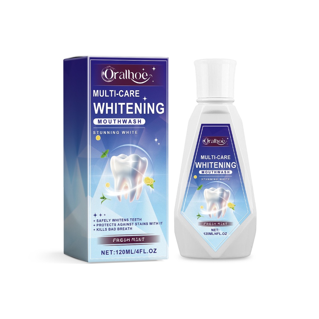 Oralhoe Nước Súc Miệng Ba Dạng, Chăm Sóc Răng Miệng Hằng Ngày Mát Dịu