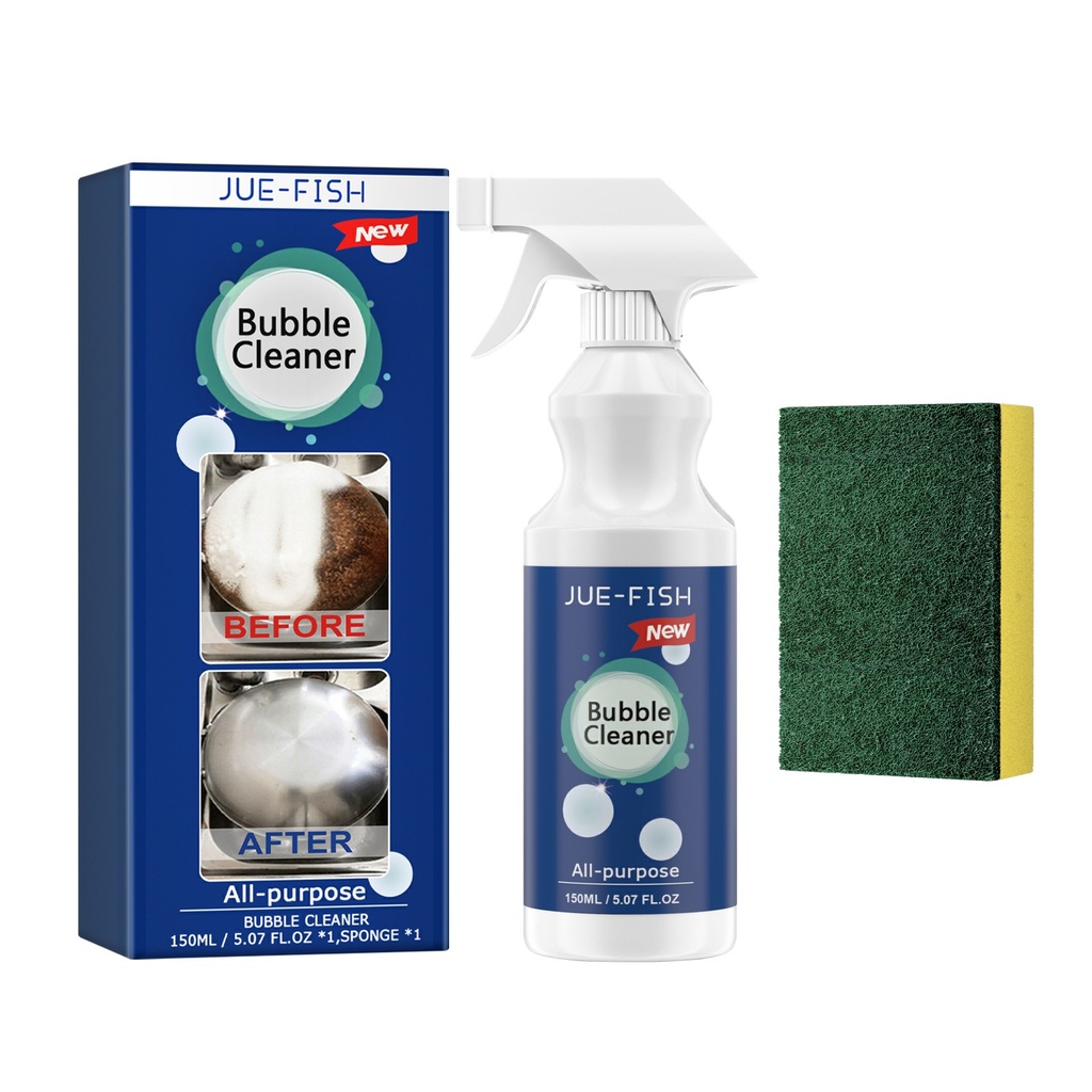 Chất Tẩy Rửa Bọt Dầu Jue-Fish - Dùng Cho Bếp, Ống Khói Bếp, Dụng Cụ Bếp