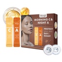 Tinh chất đôi sớm C muộn A Hoygi làm sáng các nếp nhăn mịn trên khuôn mặt làm sáng và cấp ẩm cho da.