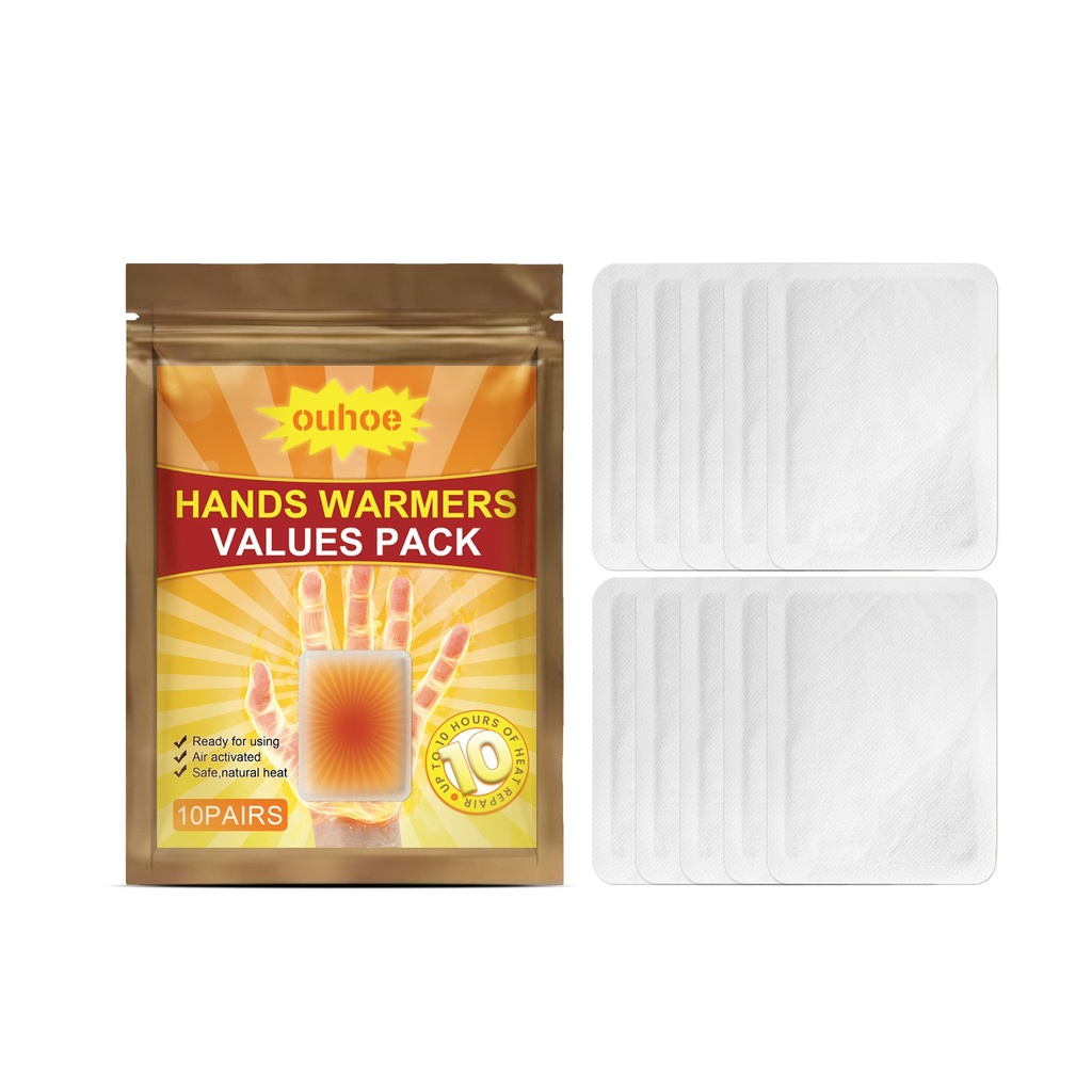 OUHOE Sưởi tay mùa đông tự làm ấm tay tiện lợi gói dùng một lần