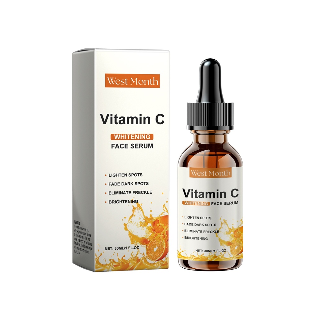 Serum Dưỡng Da Vitamin C West&Month, Cấp Ẩm, Dưỡng Ẩm, Làm Sáng, Essence cho Làn Da Mềm Mại và Mịn Màng