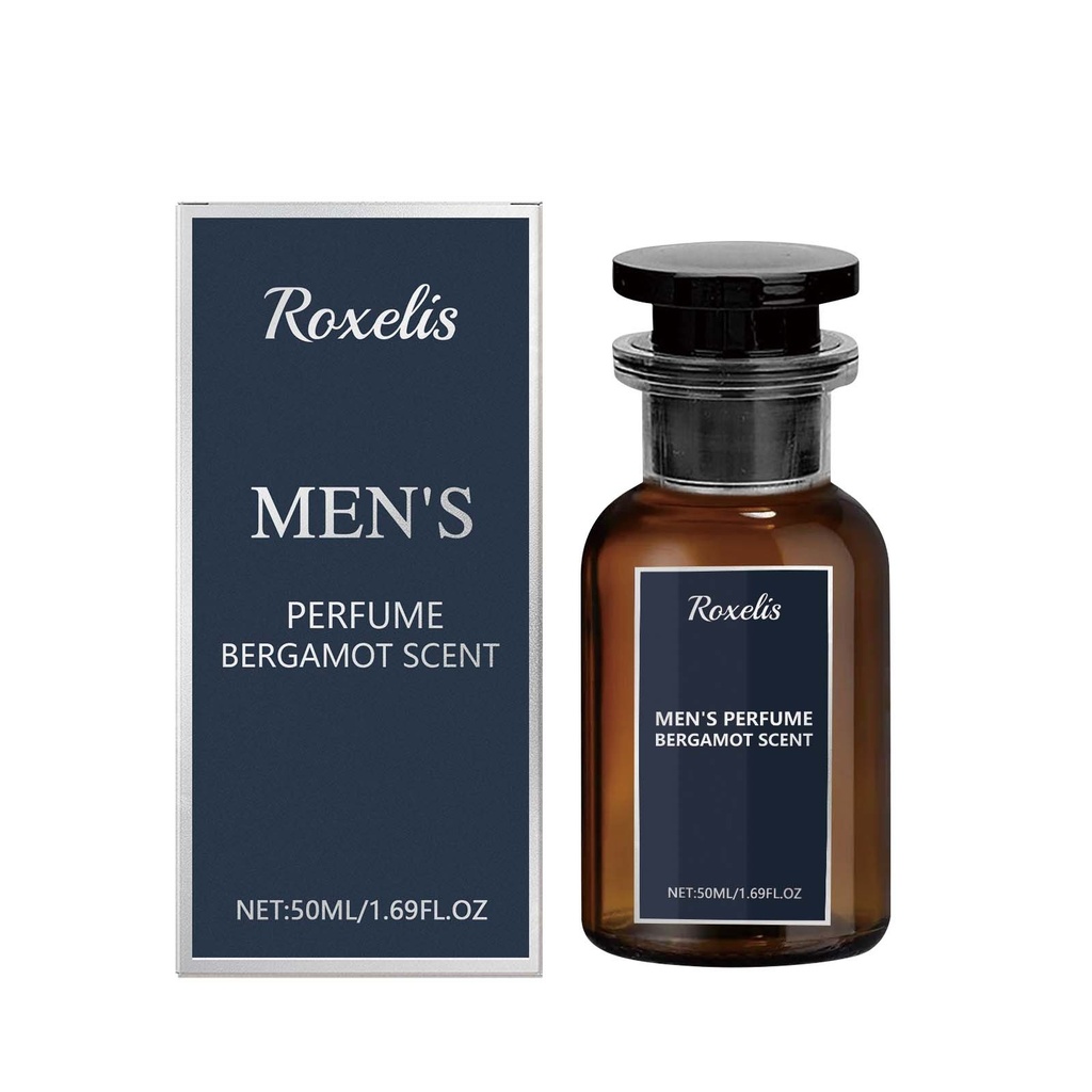 Nước hoa EDT nam Bergamot Roxelis có hương thơm tự nhiên, nhẹ nhàng, tươi mới và lâu dài, tạo nên không gian quyến rũ cho các cặp đôi