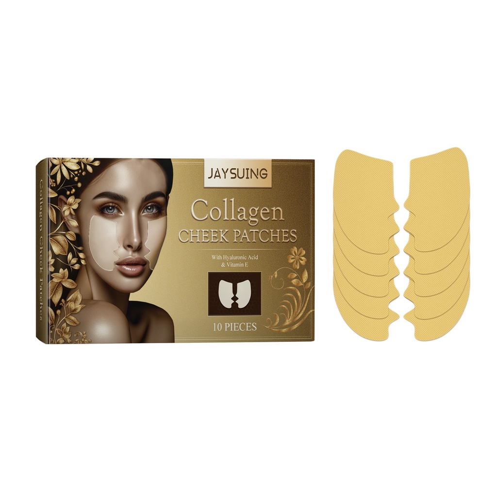 Miếng dán má Collagen Jaysuing, làm sáng nếp nhăn và làm săn chắc da mặt