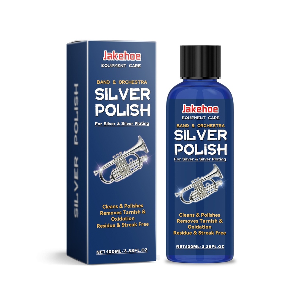 Jakehoe Chất tẩy rửa đồ bạc Làm sạch đồ trang sức bằng bạc Xóa vết bẩn Bảo trì hàng ngày Làm sạch Tấm phục hồi