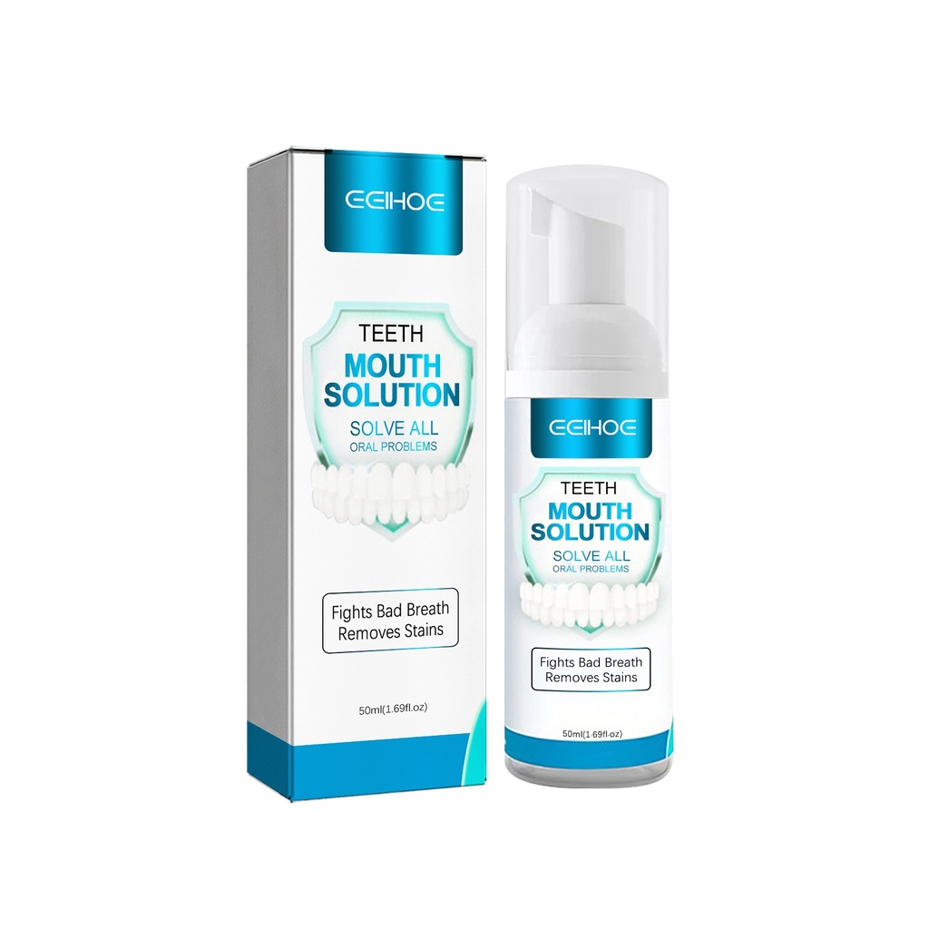 EELHOE Mousse Đánh Răng Làm Sạch Răng Loại Bỏ Tình Trạng Mùi Khó Chịu Làm Trắng Răng Tươi Mát Hơi Thở