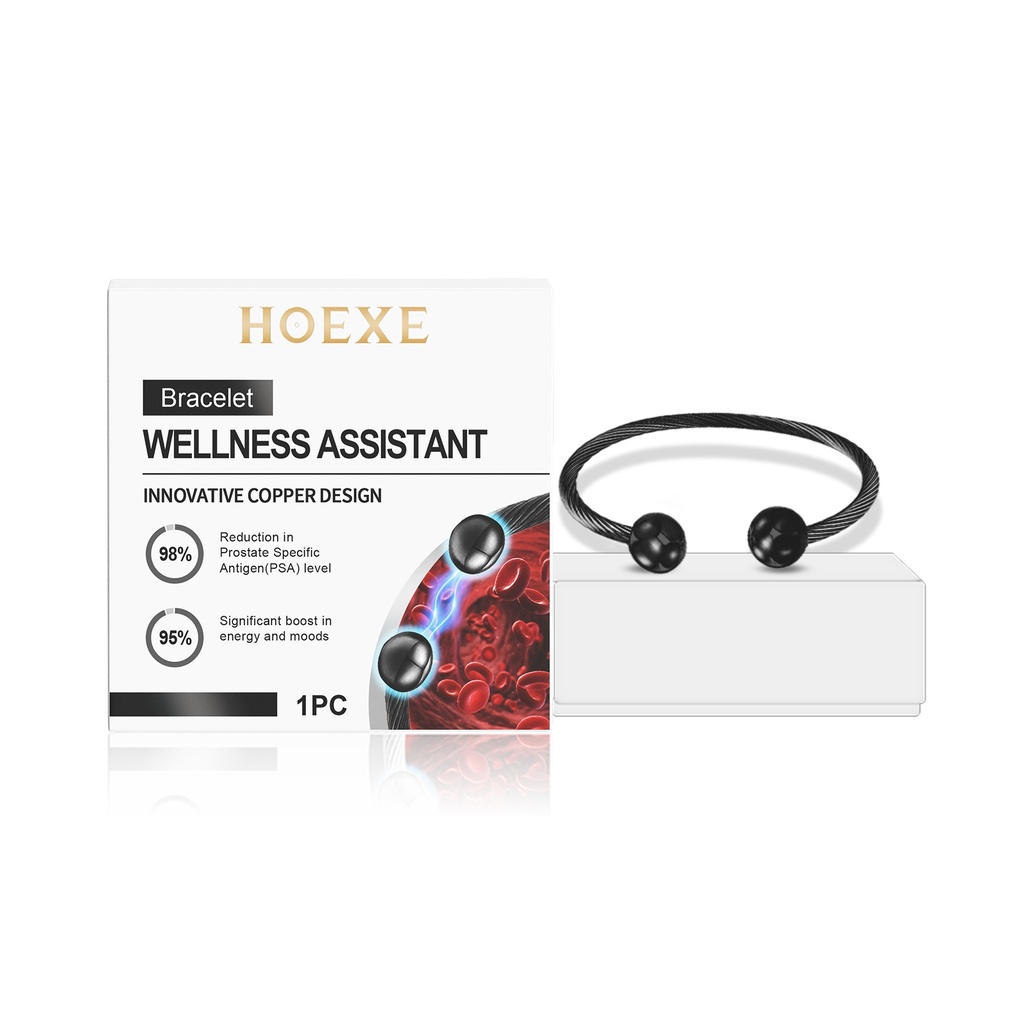 Vòng tay mở dây đen Hoexe