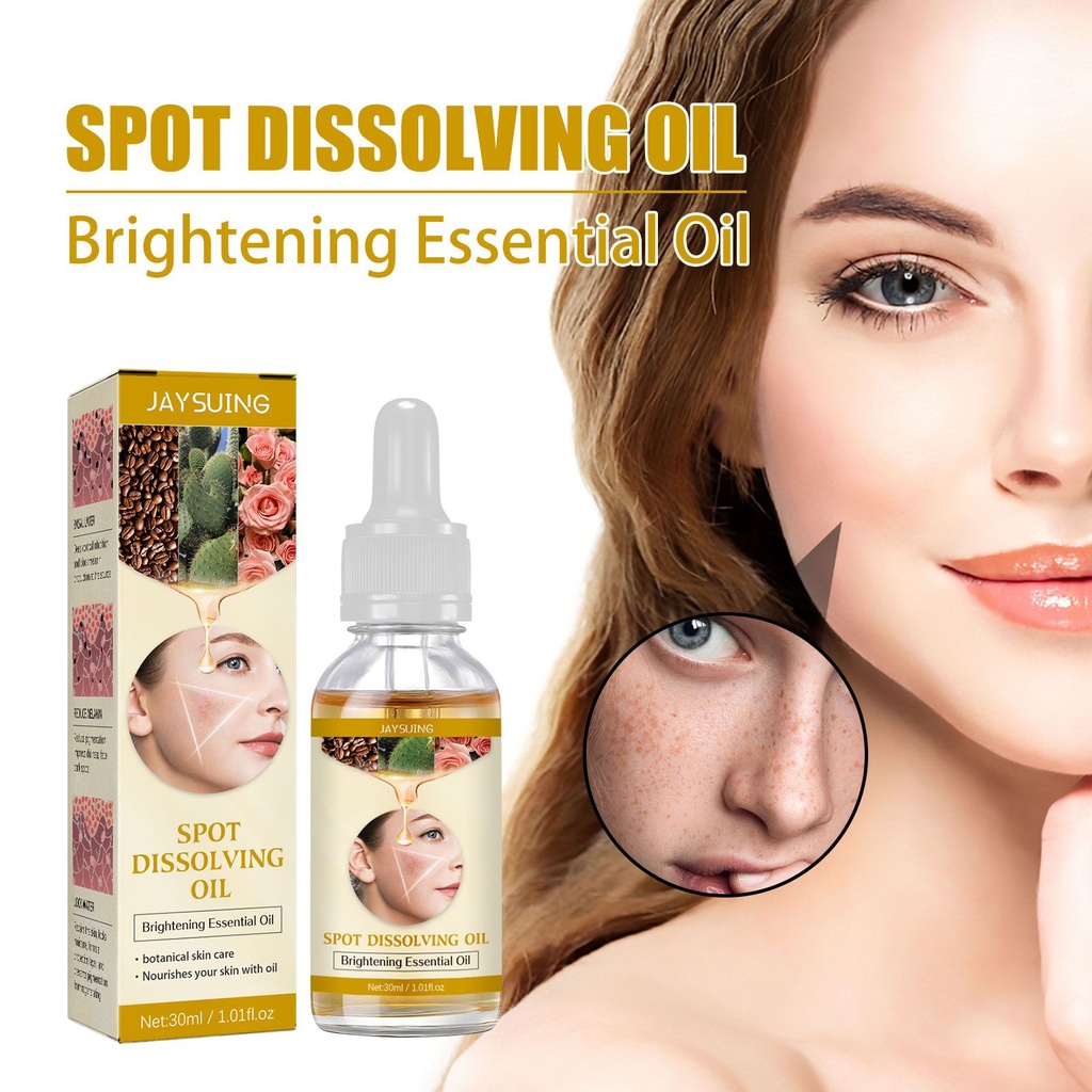 Jaysuing Spot Melt Oil, Dầu làm tan vết nám, serum chăm sóc da mặt làm sáng vết thâm melanin