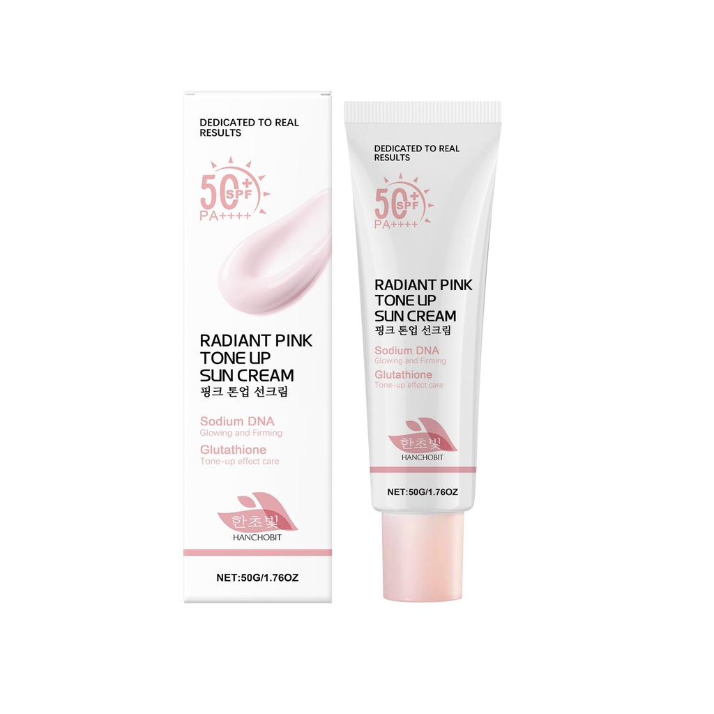 Kem Bảo vệ Dưỡng ẩm và Làm sáng HANCHOBIT Dưỡng ẩm hàng ngày và Bảo vệ UV Cách ly Kem điều trị