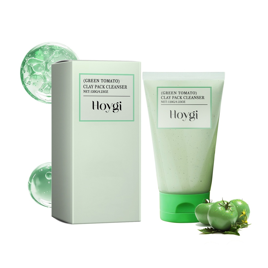 Hoygi Green Tomato Cleansing Cleanser, Hydrating And Moisturizing Skin Cleansing Water Oil Balance Cleansing Cleanser