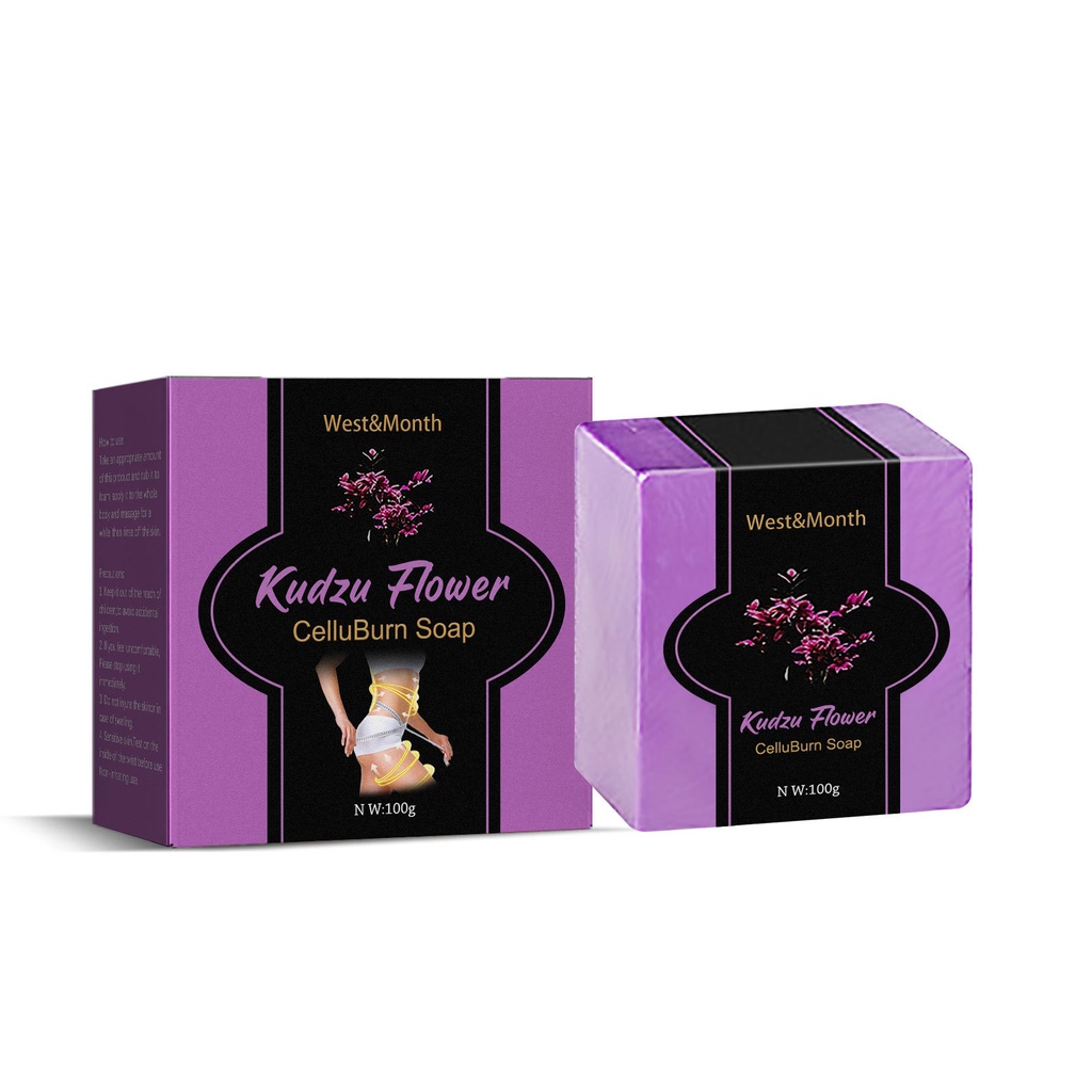 Xà Phòng Hoa Pueraria Đẹp West&Month, Làm Sạch Và Làm Riêng Da Cánh Tay Bụng Xà Phòng Tạo Dáng Cơ Thể Tinh Tế