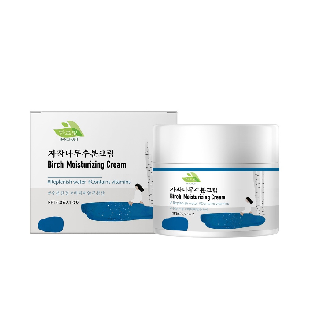 HANCHOBIT Kem Dưỡng Ẩm Dạng Nước Bạch Dương Cung Cấp Dinh Dưỡng Sâu Và Làm Sáng Tông Da Chăm Sóc Mượt Mà Và Tinh Tế