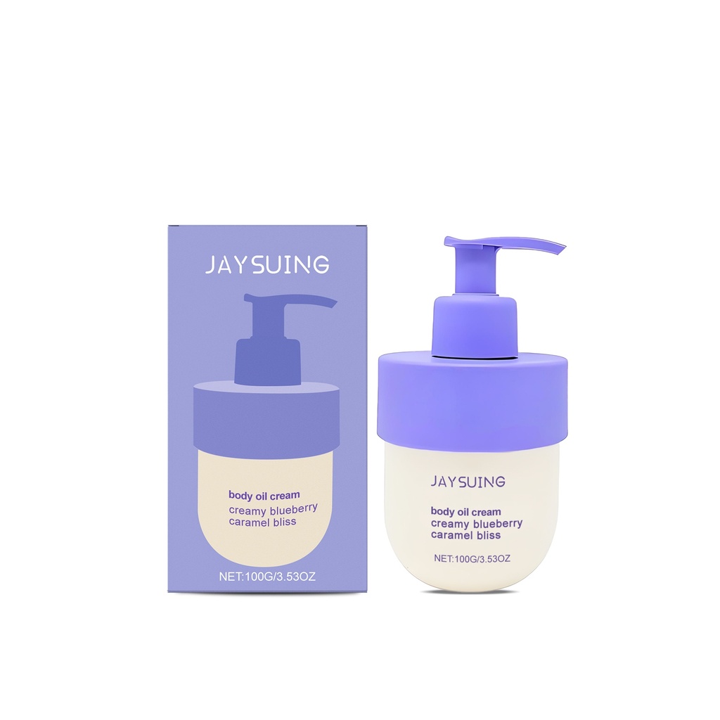 Kem Dưỡng Thể Caramel Việt Quất Jaysuing, Tăng Cường Độ Chắc Chắn, Thư Giãn, Mịn Màu và Cung Cấp Độ Ẩm Cho Da