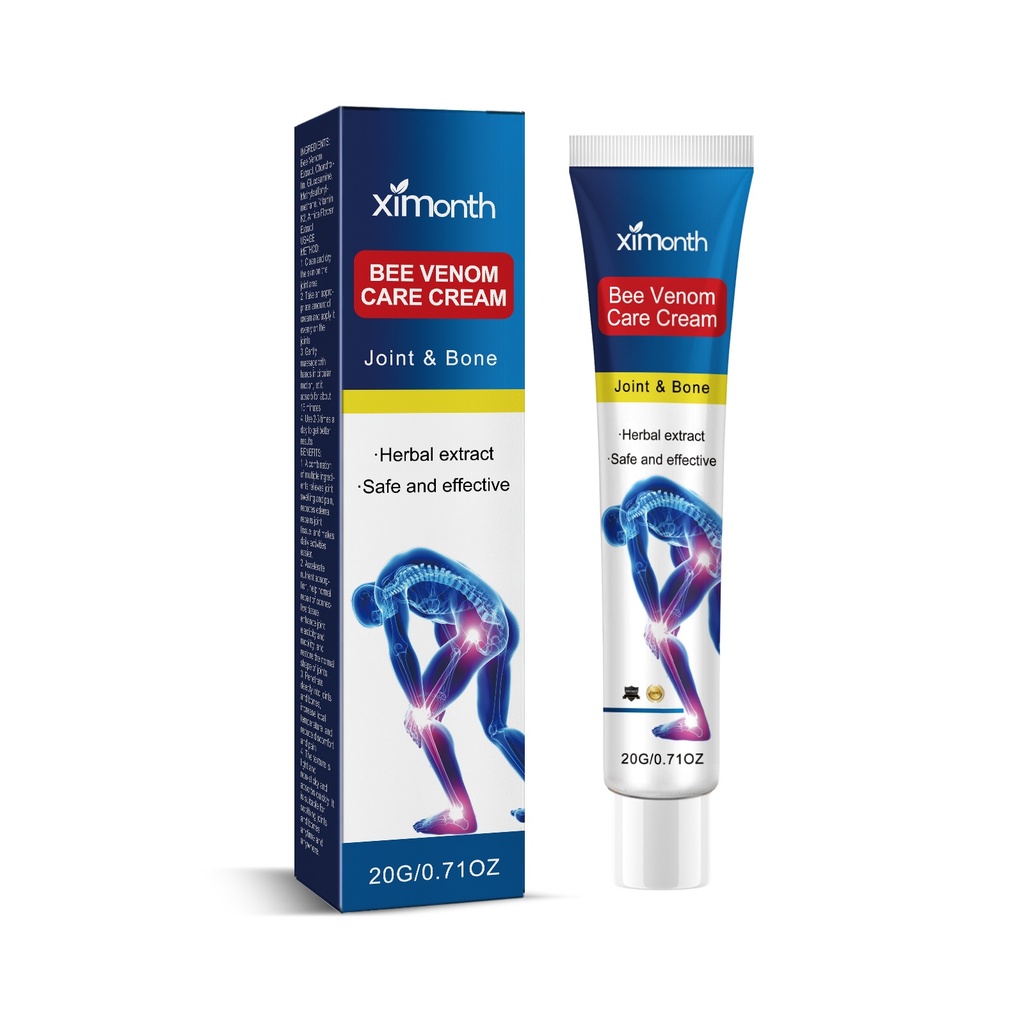 Ximonth Kem Dưỡng Khớp Venom Ong Giảm Đau Khớp Gối, Gân, Xương, Đốt Sống Thắt Lưng, Đau Vai Và Cổ