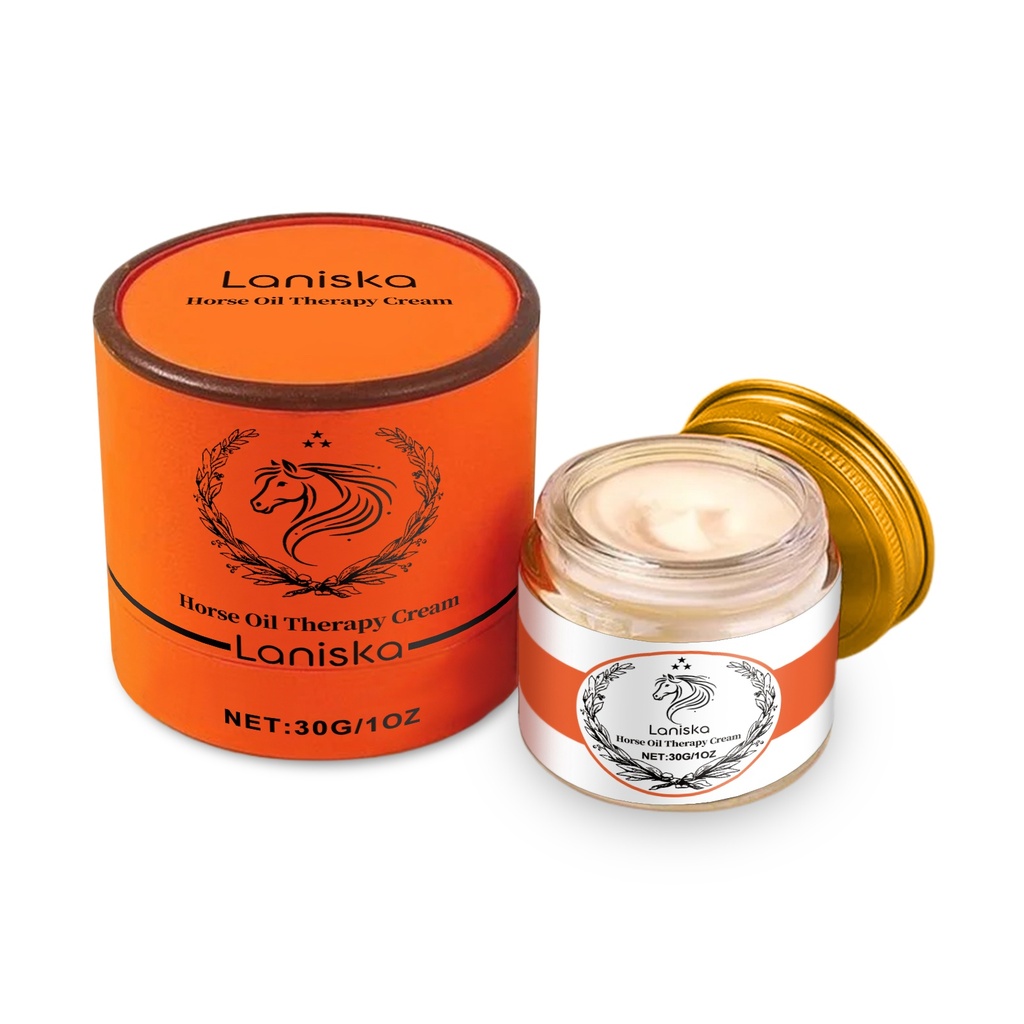 Kem dưỡng ẩm dầu ngựa Laniska cung cấp độ ẩm sâu, dinh dưỡng, nâng cơ, dưỡng ẩm hàng ngày cho da