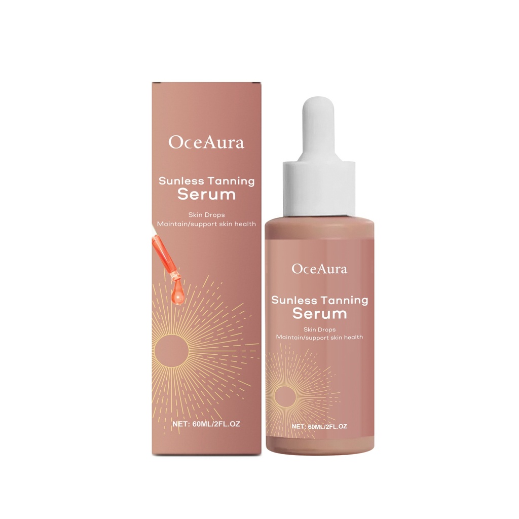 Essence Đ bronzage thảo dược OceAura, Essence dưỡng ẩm cho cơ thể tông da lúa mì tại bãi biển mùa hè
