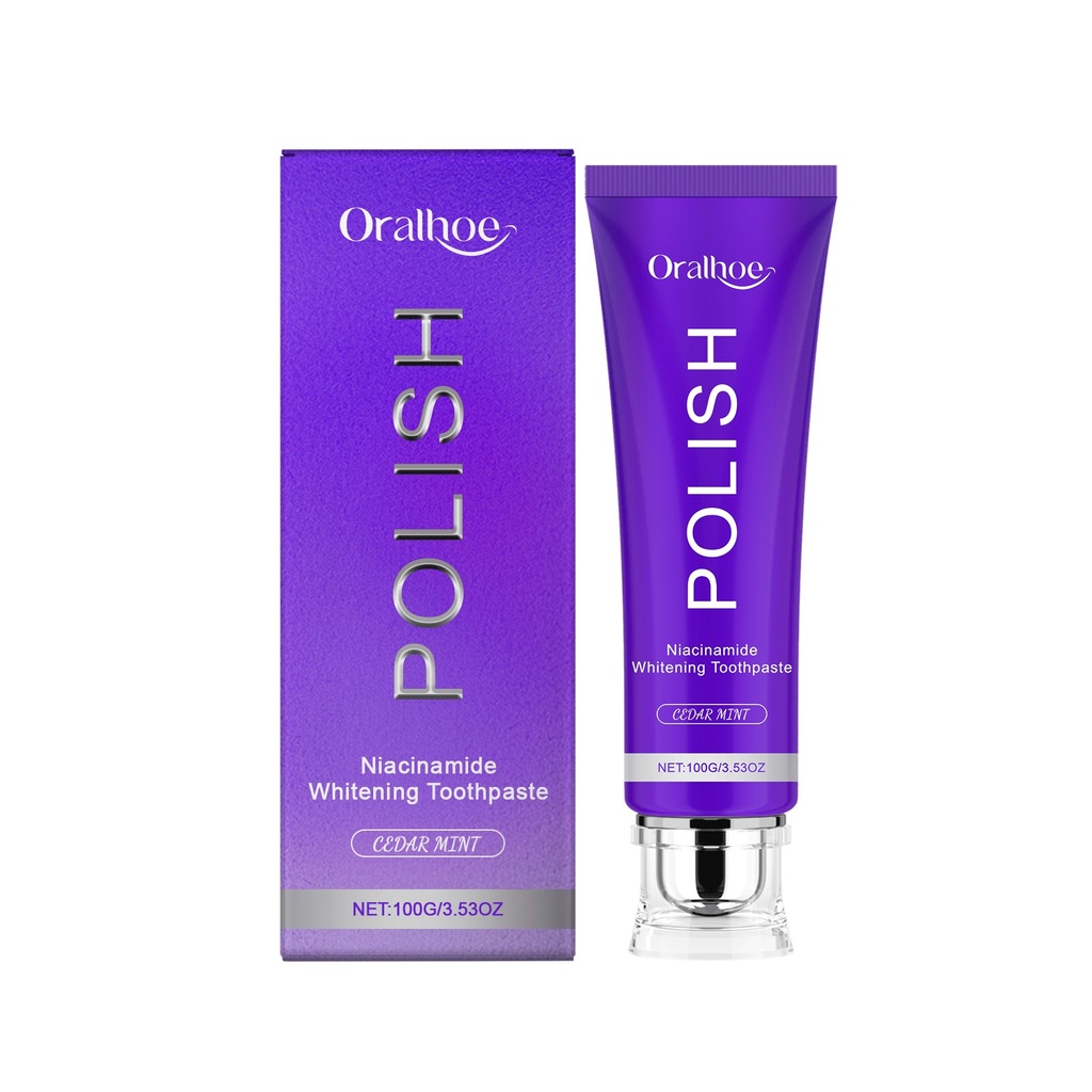 Kem đánh răng Oralhoe Freshening Breath giúp làm sạch các vết bẩn và mùi hôi