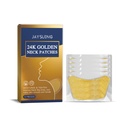 Jaysuing Miếng dán cổ collagen vàng 24k, Dưỡng ẩm, Nuôi dưỡng và Nâng đỡ đường viền cổ