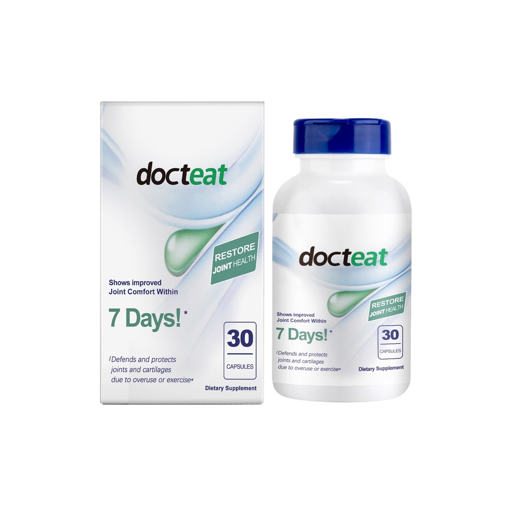 Viên nang chăm sóc khớp Docteat, chăm sóc dinh dưỡng cho khớp, mỗi ngày sử dụng viên nang chăm sóc cơ thể
