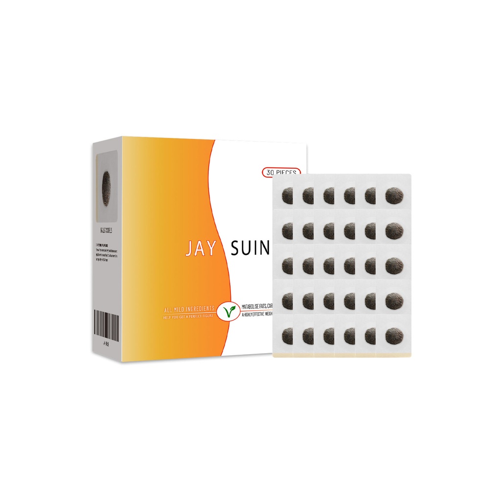 Băng dán rốn thịt Jaysuing (30 miếng) Viên nâng và làm thon gọn cơ thể cho người lười