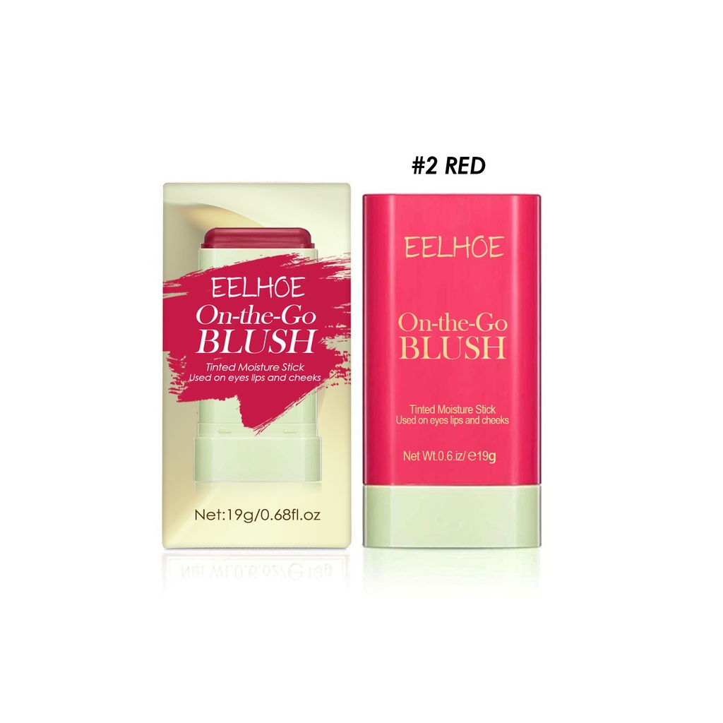 EELHOE Blush Stick, Đánh Khối Tự Nhiên Nhẹ Nhàng, Làm Sáng Và Đánh Khối Tượng 3D, Chống Nước Đa Chức Năng Blush Stick