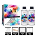 Bộ nhựa Epoxy trong suốt Dowmoo, Giọt tinh thể tự làm, Chống vàng cao, Keo Epoxy Ab bộ DIY