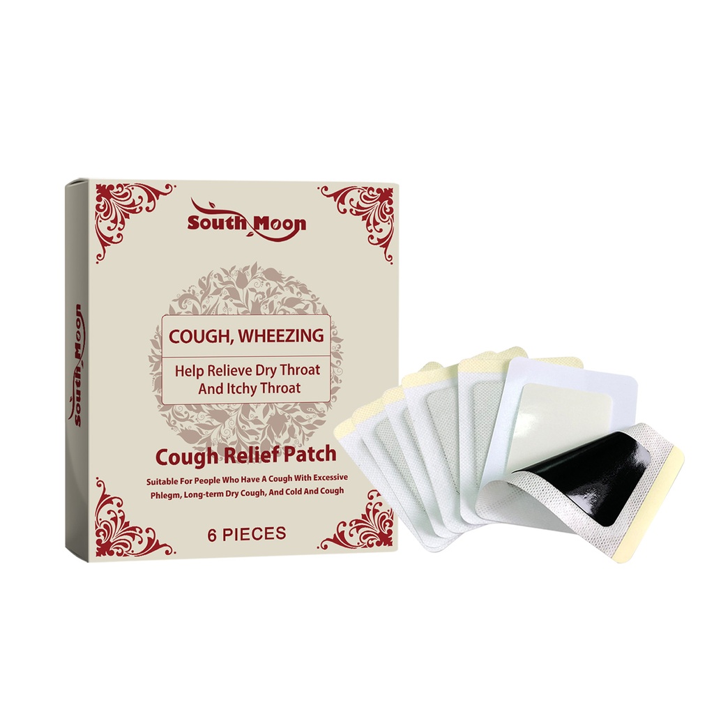 Miếng dán thảo dược South Moon cho triệu chứng ho, ngứa họng, đờm, chăm sóc sức khỏe các điểm trên cơ thể