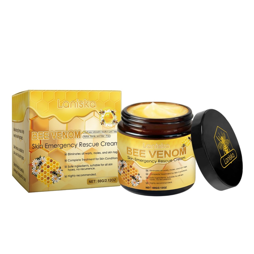 Kem dưỡng da Laniska Bee Venom Dưỡng ẩm nhẹ nhàng và体 làm sạch nhẹ nhàng