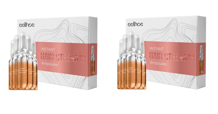 Ampoule tăng cường tóc EELHOE Instant, chăm sóc tóc dày và chắc khỏe, sửa chữa da đầu và ngăn ngừa rụng tóc, giải pháp massage chân tóc