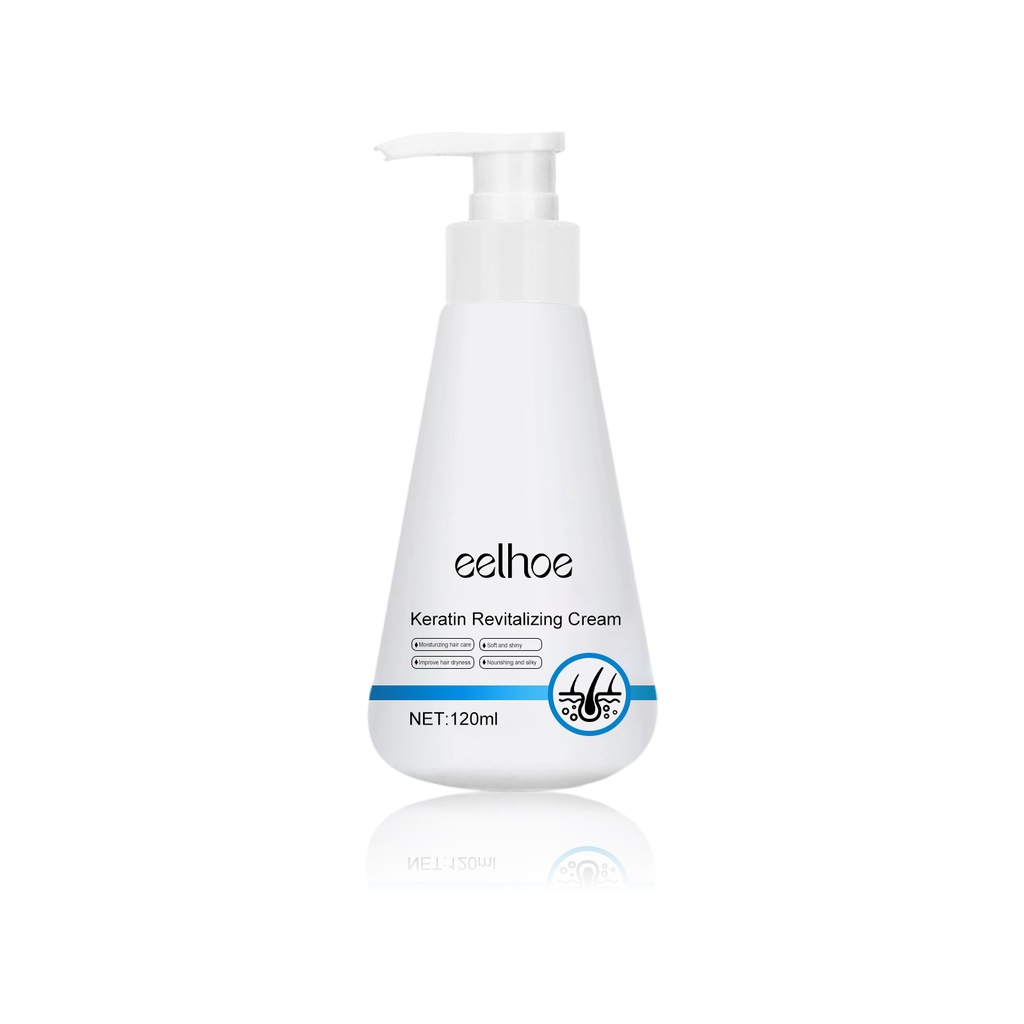 Kem phục hồi Keratin EELHOE, hương thơm bền lâu, mềm mại nhẹ nhàng, làm mịn, sửa chữa tóc xoăn và chẻ ngọn