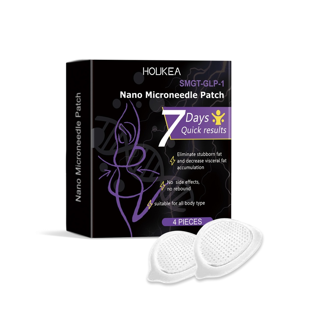 Miếng Dán Giảm Cân Houkea, Thiết Kế Miếng Dán Vô Hình Quản Lý Sự No, Sử Dụng Tinh Chất Thực Vật Để Chăm Sóc Hình Thái Nhẹ Nhàng Và Thanh Lịch