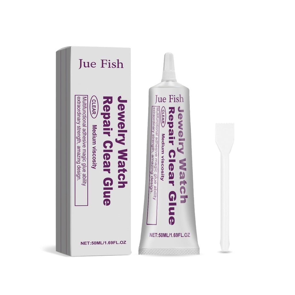 Keo trong suốt sửa chữa đồng hồ Jue-Fish, Keo trong suốt đa chức năng chống thấm nước