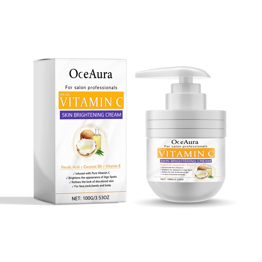 Kem Làm Sáng Da Vitamin C OceAura, Khôi Phục Da Khô Xỉn, Dưỡng Ẩm, Làm Mịn Da