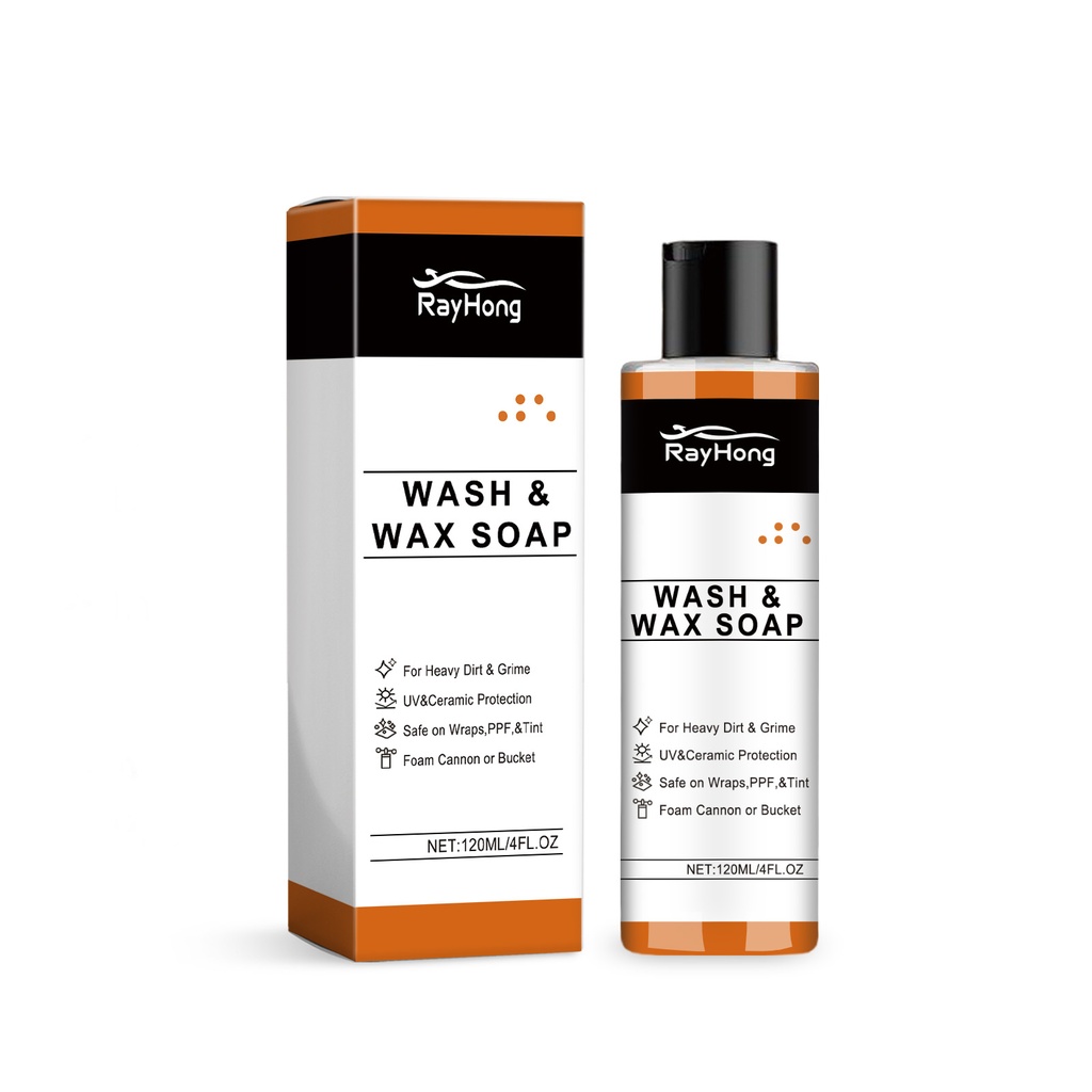 Chai Rửa Xe Hơi Mùi Cam Rayhong, Chất Tẩy Rửa Nồng Đặc Rửa Xe Hơi Tại Nhà