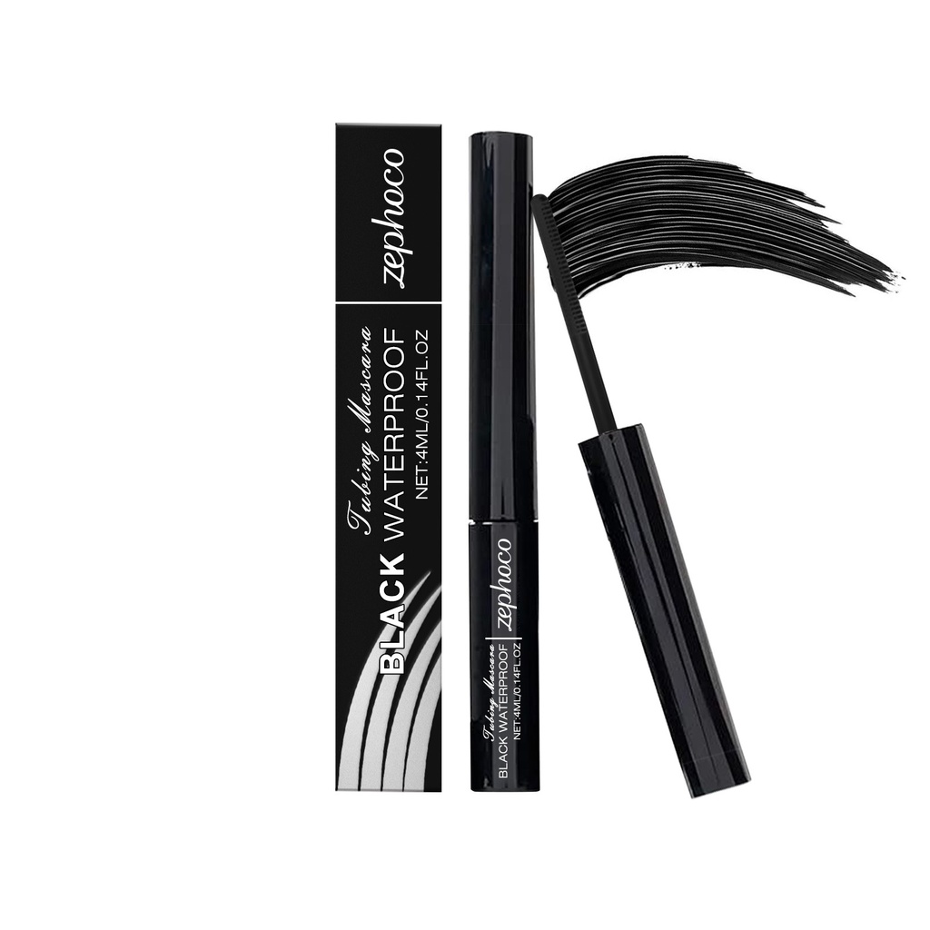 zephoco bộ mascara đen 3D khô nhanh, không lem, uốn cong tự nhiên, lâu dài