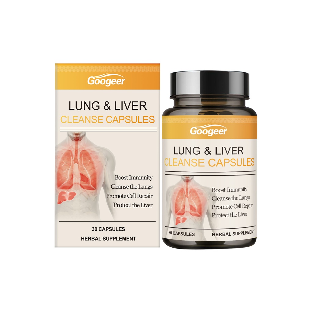 Viên uống thảo mộc Googeer hỗ trợ làm sạch phổi và gan cho việc chăm sóc cơ thể