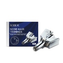Máy cắt lông mũi EOHOE, đầu tròn, bằng thép không gỉ, có thể rửa được, máy cắt lông mũi và làm sạch cơ học thủ công
