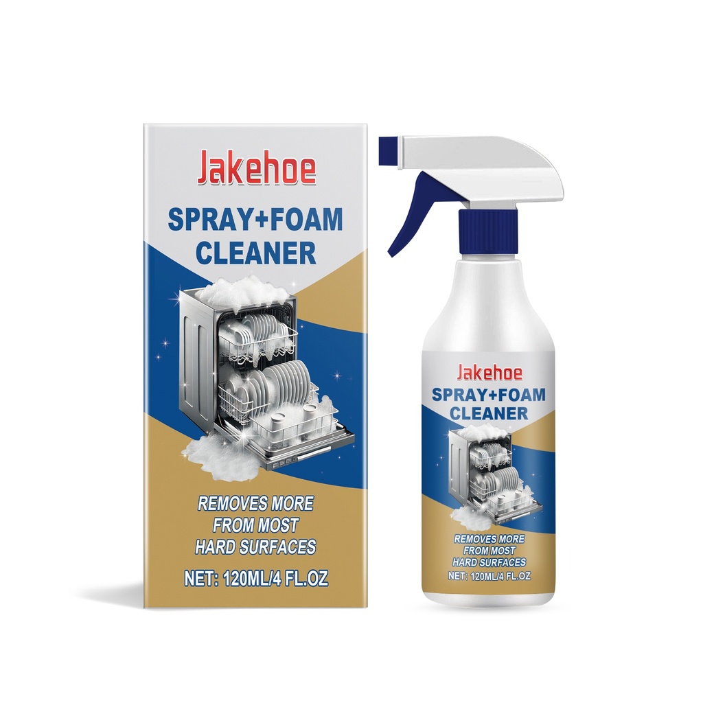 Jakehoe Chất Tẩy Mở Rộng Foam cho Máy Rửa Bát Đồ Dùng Chế Biến Thực Phẩm Nhiều Tác Dụng Làm Sạch Vết Bẩn Dầu Mỡ
