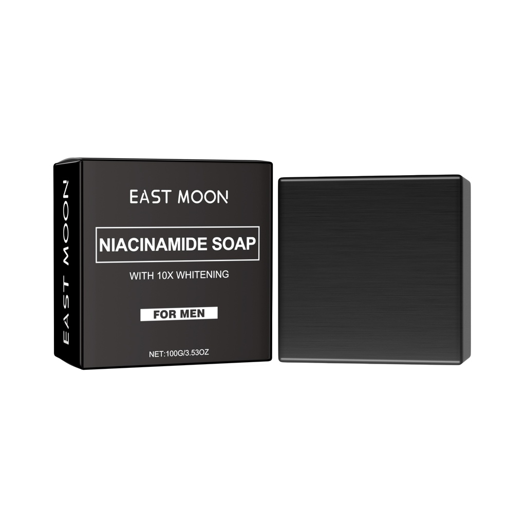 Xà phòng Niacinamide East Moon, làm sạch da mặt và cơ thể, làm sáng da, xà phòng làm sạch đa tác dụng