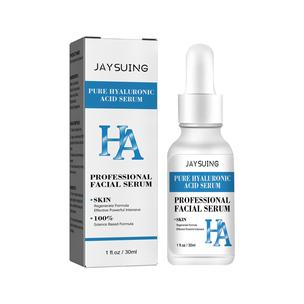 Tinh chất mặt tinh khiết axit hyaluronic Jayswing, cung cấp độ ẩm, thu nhỏ lỗ chân lông và làm mịn các nếp nhăn