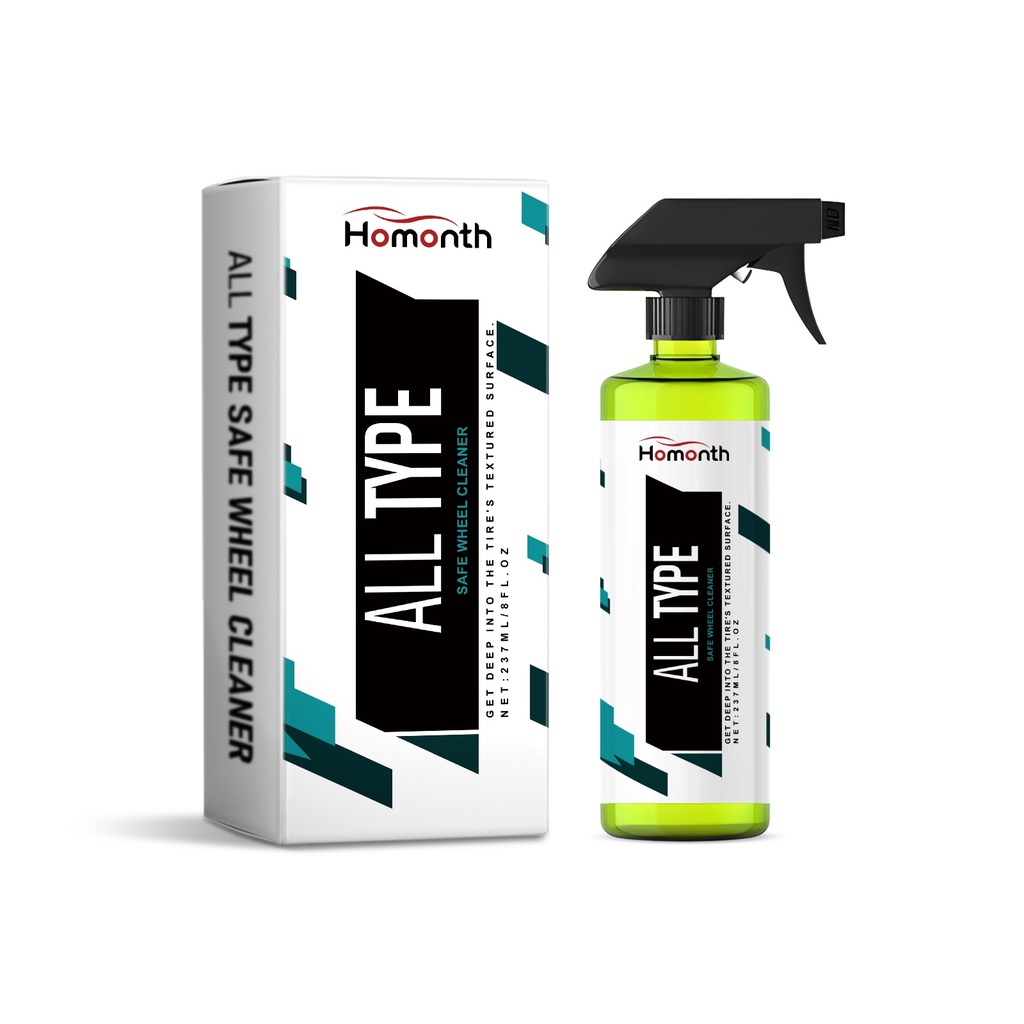 Homonth Bộ Tẩy Rửa Bánh Xe, Tẩy Rửa Lốp Xe, Làm Sạch Đánh Bóng Bánh Xe