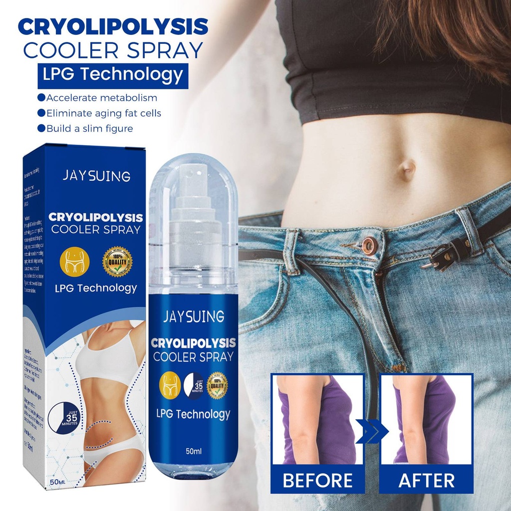 Jaysuing Xịt Ngưng Tụ Định Hình Cơ Thể, Chống Da Cam, Dưỡng Ẩm và Làm Chặt Da, Xịt Ngưng Tụ Giảm Cân