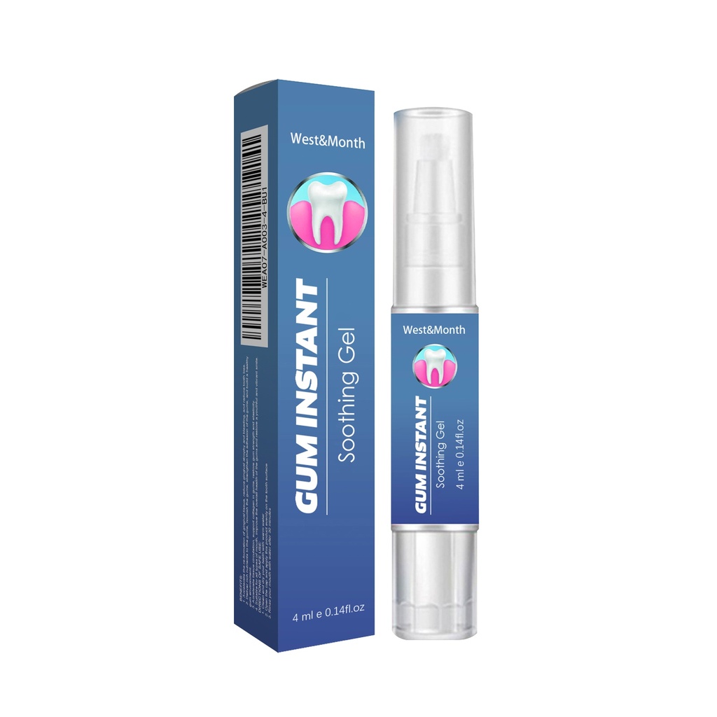 Gell Làm Dịu Nhanh Cho Nướu Răng WestMonth, Giảm Đau Và Sưng Nướu, Làm Sạch Mảng Bám Răng Và Làm Trắng Răng