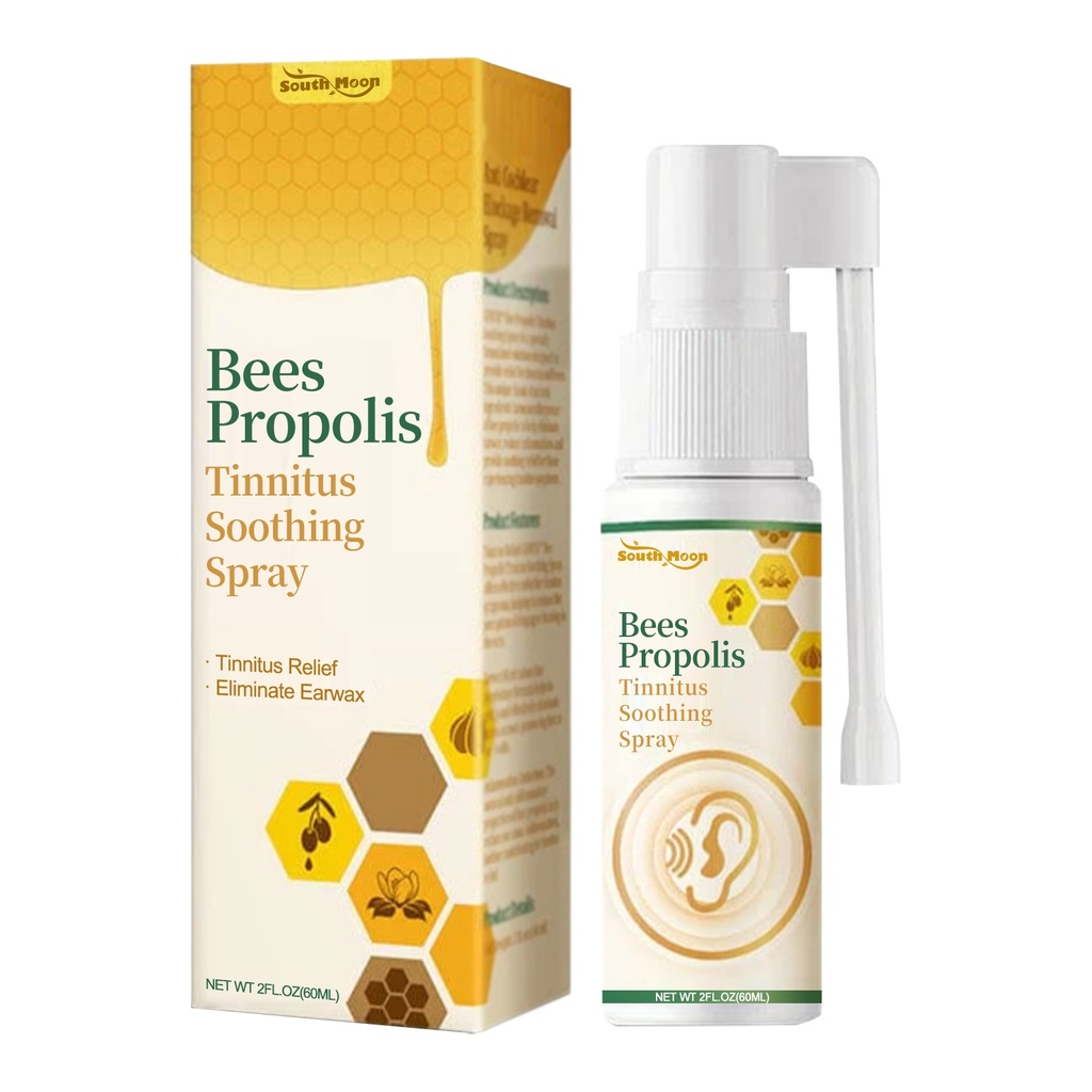 Xịt giảm dị ứng tai Propolis South Moon Bees, Giảm thiểu dị ứng tai và khó chịu.