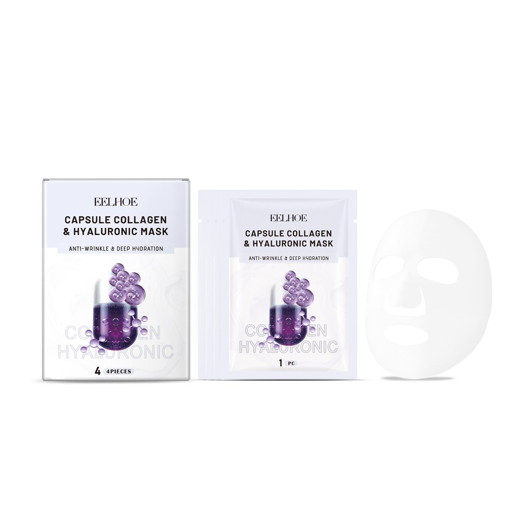 Mặt nạ Collagen EELHOE (Bộ hộp) Cấp nước, trẻ hóa, làm săn chắc, làm sáng, dưỡng ẩm, dinh dưỡng và chăm sóc nhẹ nhàng