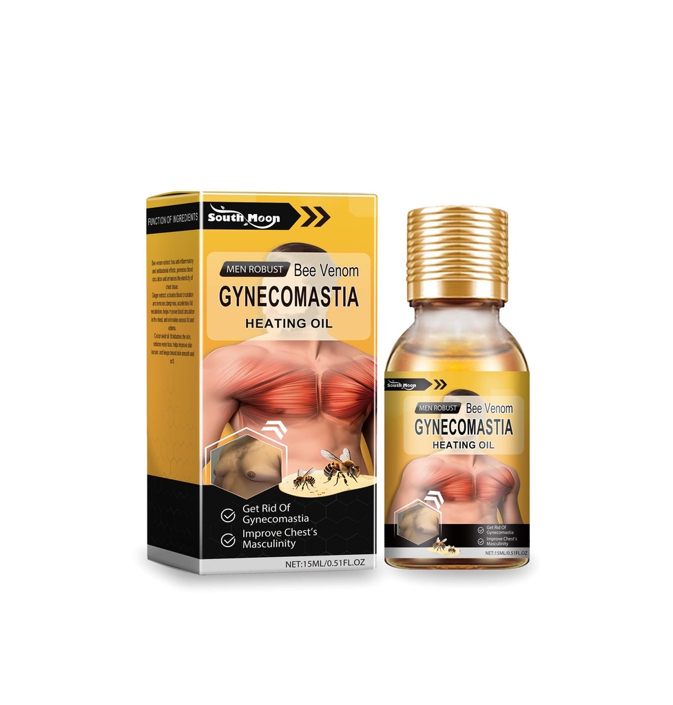 Dầu Thiết Kế Vùng Ngực Nam South Moon, Làm Rắn Chắc Ngực Nam, Dầu Mát Xa Dưỡng Ẩm