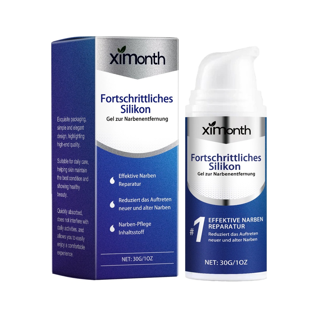 Gel làm mịn da Ximonth Cải thiện nhẹ nhàng kết cấu sẹo Dưỡng ẩm và làm sáng