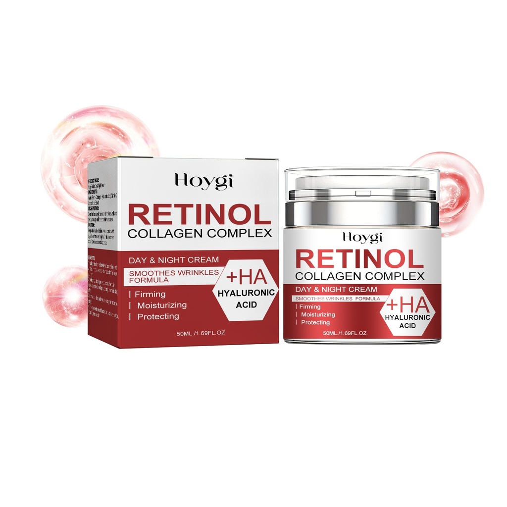 Kem chống lão hóa Retinol Hoygi, Giảm nếp nhăn bằng cách làm săn chắc, làm mềm da và dưỡng ẩm kem chống lão hóa