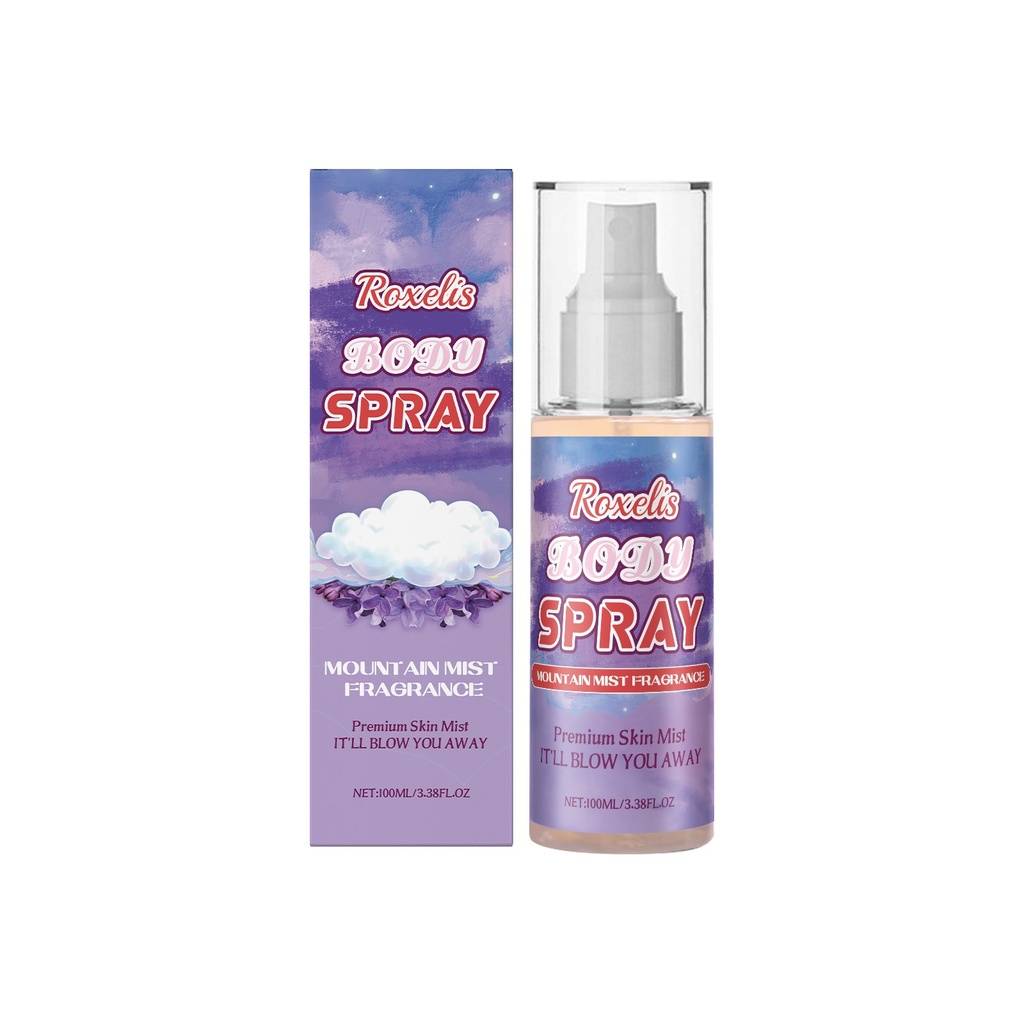 Nước hoa Roxelis Mountain Mist hương nước hoa Niche tươi mát hương nhẹ nhàng thanh lịch hương thơm bền lâu xịt cơ thể