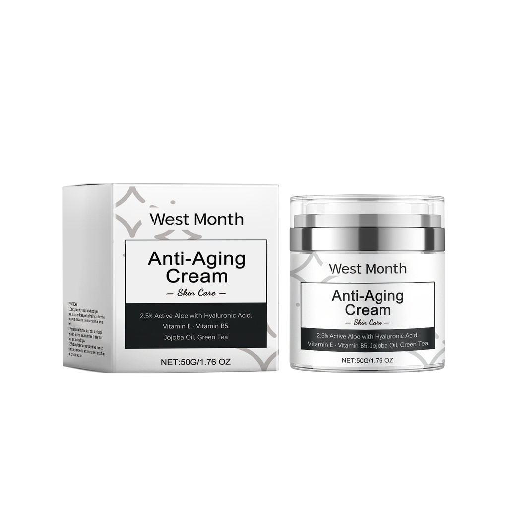 Kem Dưỡng Ẩm Mặt West&Month, Giúp Dưỡng Ẩm Mềm Mại Cho Da Mặt, Giữ Làn Da Đàn Hồi, Làm Nhẹ Nếp Nhăn, Dưỡng Ẩm Và Cung Cấp Nước